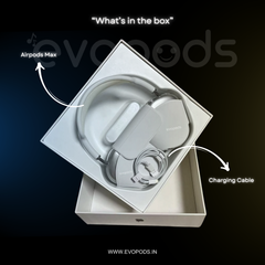 Evopods Max -ANC Wireless Over-Ear Headphones, Transparency Mode, Personalized Spatial Audio, Dolby Atmos & Deep Bass 48H Battery, 100% Hassle-Free 6 Month Warranty