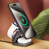 Evo Foldaway 3-In-1 Magnetic MagSafe Wireless Fast Charger
