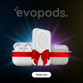 Combo: Evopods 4 -100% ANC + Magnetic Wireless 10000mAh Battery Pack + (USA Quality) Hassle-Free Warranty With FREE Case "