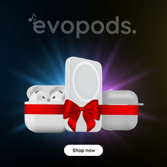 Combo: Evopods 4 -100% ANC + Magnetic Wireless 10000mAh Battery Pack + (USA Quality) Hassle-Free Warranty With FREE Case "