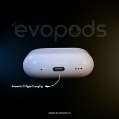 "Trending Combo: Evopods Pro (2nd Gen) β 100% ANC | Free 10000mAh MagSafe+ Cover | 6 Months Warranty | (Type-C) 100% Hassle-Free Warranty