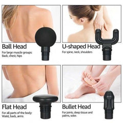 Evo COMPACT POWER MASSAGER CY-001 For Pain Relief Rechargeable Small Facial Gun Deep Tissue Massager - 6 Speed Settings