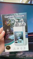 Evopods Pro2 Carrying Treasure with 2.8 inch HD Touch Screen, 10000mAh Power Bank, Active Noise Cancellation | Earphones + Power Bank + 2.8 Multimedia Screen, Three-in-one
