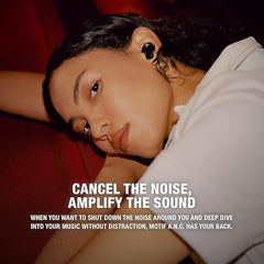 Evo Motif II - True Wireless Active Noise Cancelling Bluetooth, Earbuds, 30 Hours Playtime