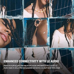 Evo Motif II - True Wireless Active Noise Cancelling Bluetooth, Earbuds, 30 Hours Playtime