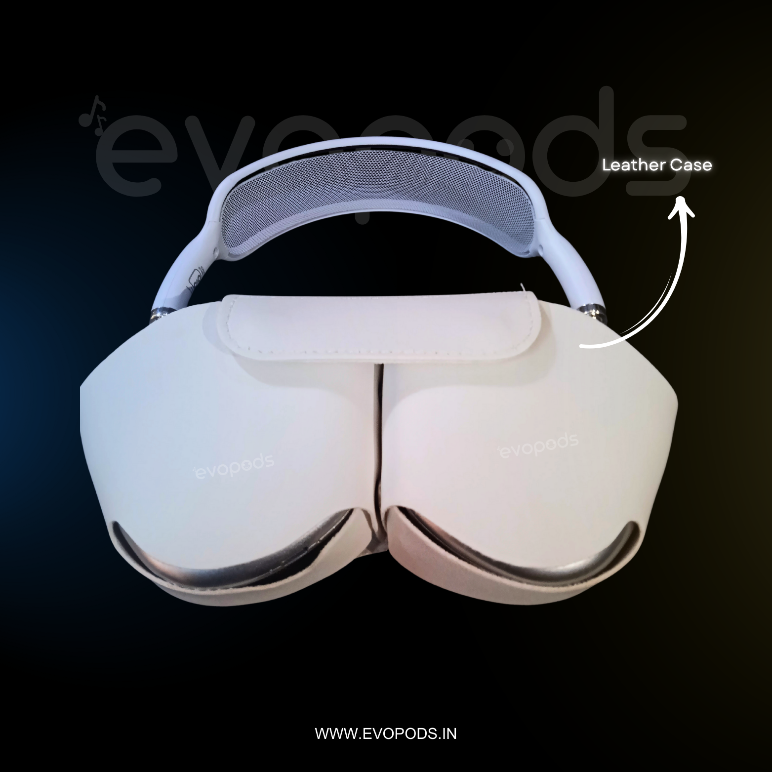 Evopods Max - ANC Wireless Over-Ear Headphones, Transparency Mode, Personalized Spatial Audio, Dolby Atmos 24H Battery & Deep Bass