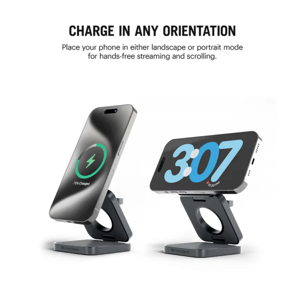 Evo Foldaway 3-In-1 Magnetic MagSafe Wireless Fast Charger