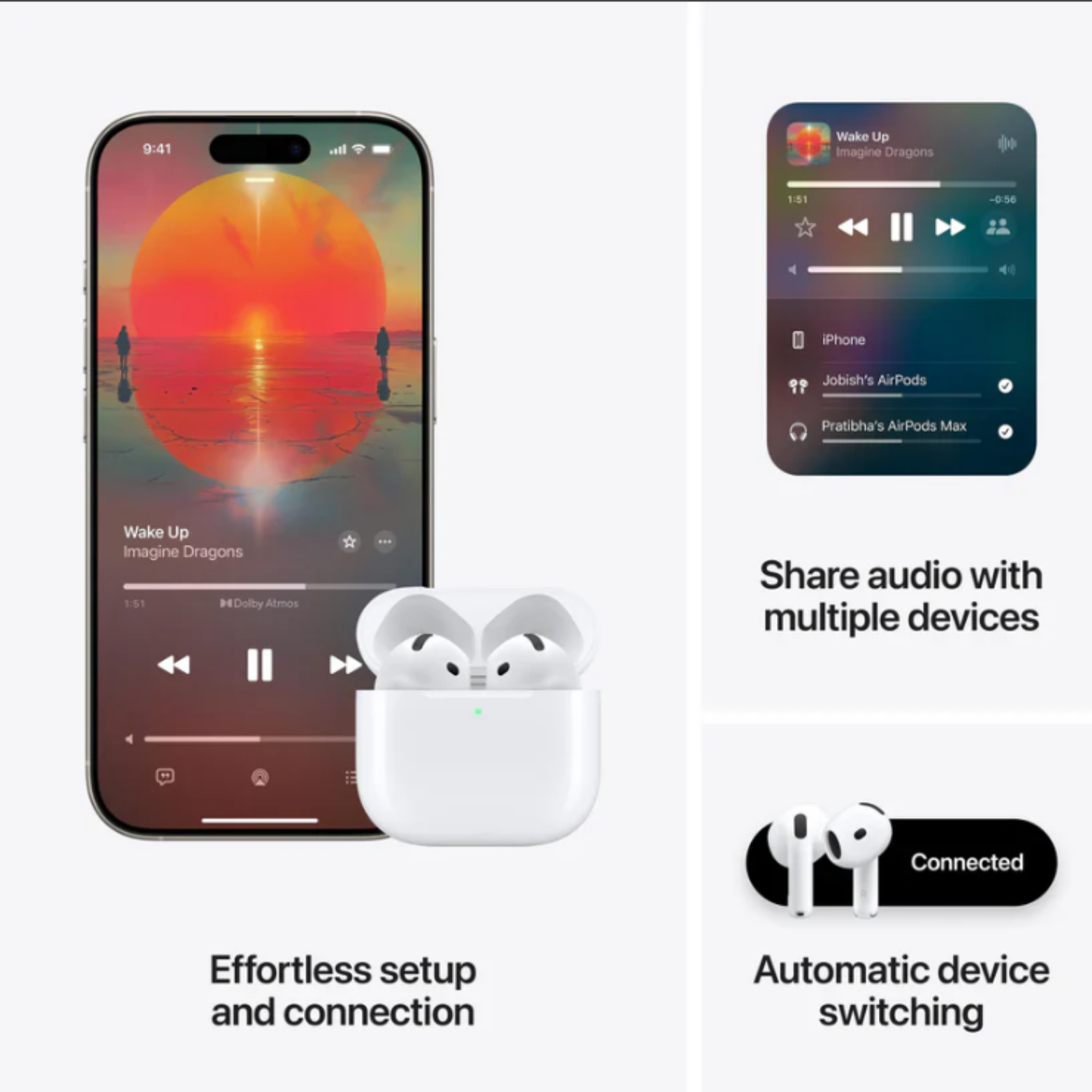 EvoPods 4 – 100%ANC ,Spatial Audio,Wireless Charging, 30 Hours Battery Life | 100% Hassle-Free Warranty With FREE Case