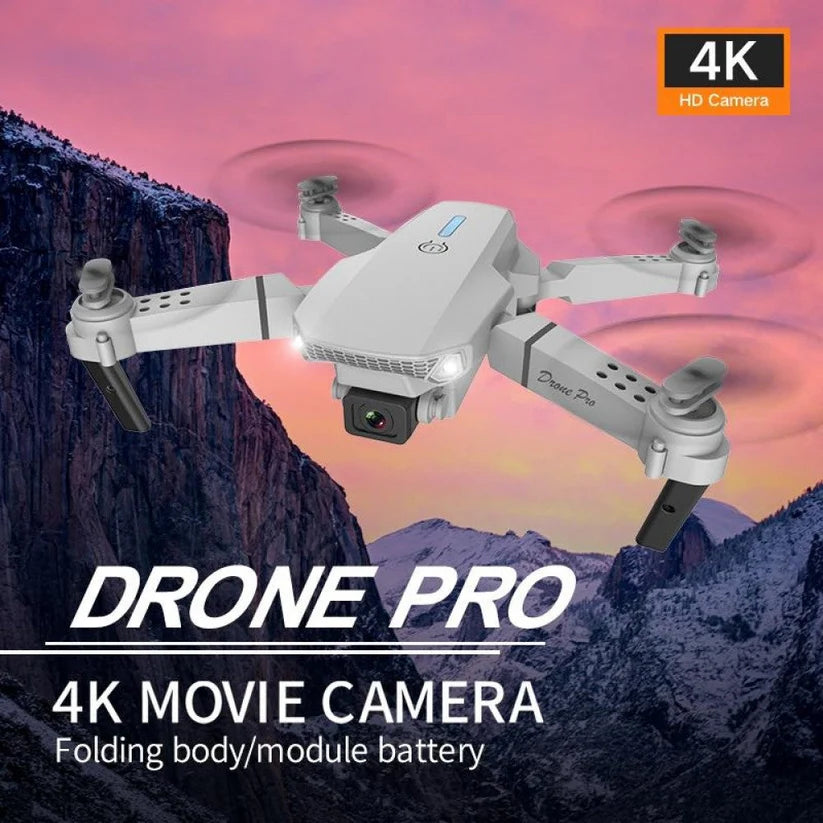 Evo Max E88  Drone Kit with 1080p HD Dual Cam Module Mini Drone 4K Camera Foldable Aerial Photography Quadcopter With Fixed Height And Stiff Remote Control Aircraft
