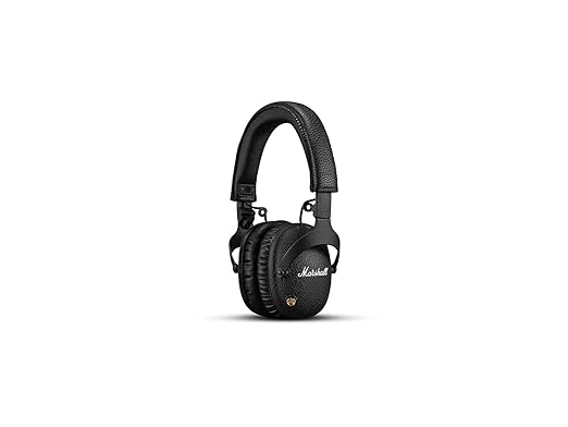 Evo Monitor II Active Noise Cancelling Over_Ear Wireless Headphones Bluetooth Headphone with Mic, Black