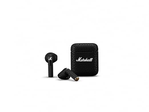 Evo Marshall Minor III Bluetooth Truly Wireless in-Ear Earbuds with Mic (Black)
