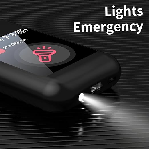 Evopods Pro2 Carrying Treasure with 2.8 inch HD Touch Screen, 10000mAh Power Bank, Active Noise Cancellation | Earphones + Power Bank + 2.8 Multimedia Screen, Three-in-one