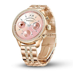 Evo GEN 9 Smartwatch for Women with Metal Strap & HD Display, Bluetooth Calling, 100+ Watch Faces, Health Tracker, Sports Modes & IP67 Waterproof(Rose Gold)