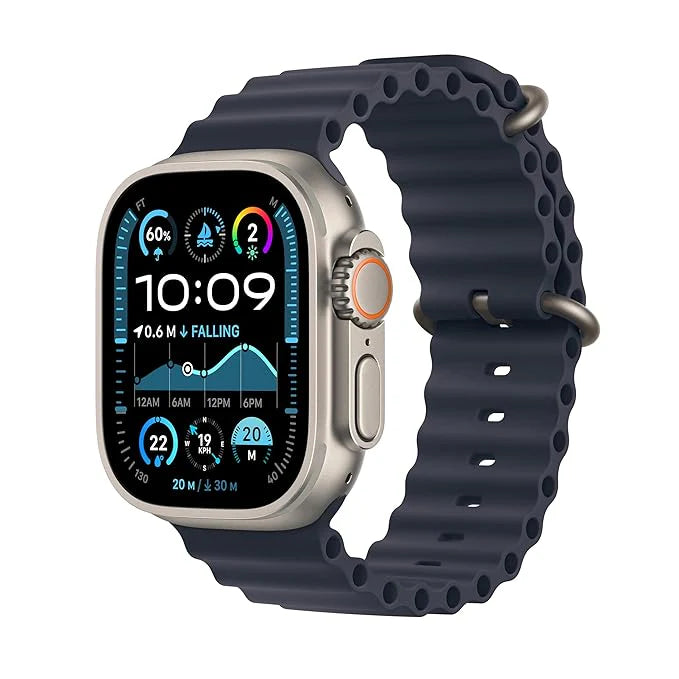 Evo Watch Ultra 2 [GPS +Cellular 49 mm] Smart Watch, Sports Watch with Premium Band Fitness Tracker, Precision GPS, Action Button, Bright Retina Display Bluetooth Calling with ON/OFF Logo