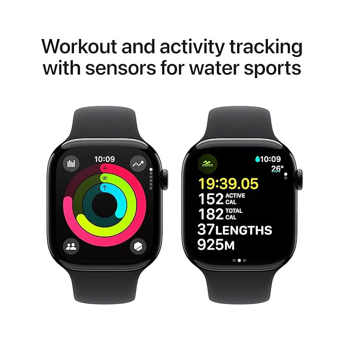 Evo Series 10 Smartwatch – 1.91" Full Touch Display, Bluetooth Calling, GPS, SpO2, Heart Rate Monitor, 6-Day Battery, Hassle-Free Warranty With ON /OFF Logo and FREE 2 Stylish Watch Strap