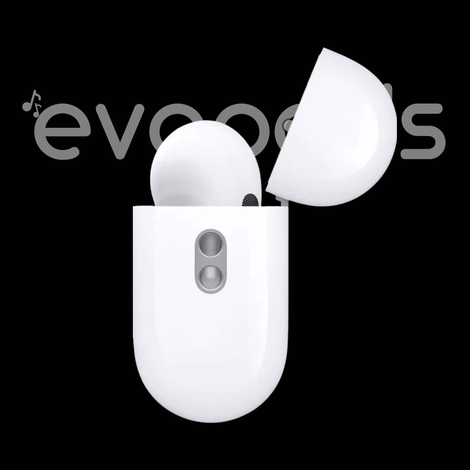 Evopods Pro (2nd generation) with 100% Active Noise Cancellation,36H Battery, 100% Hassle-Free 6 Month Warranty With FREE Silicone Case