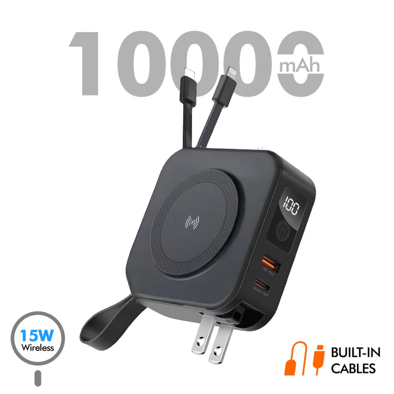 Evo Ultrafuse: The Wireless Power Bank 10000mAh 12 Months Warranty