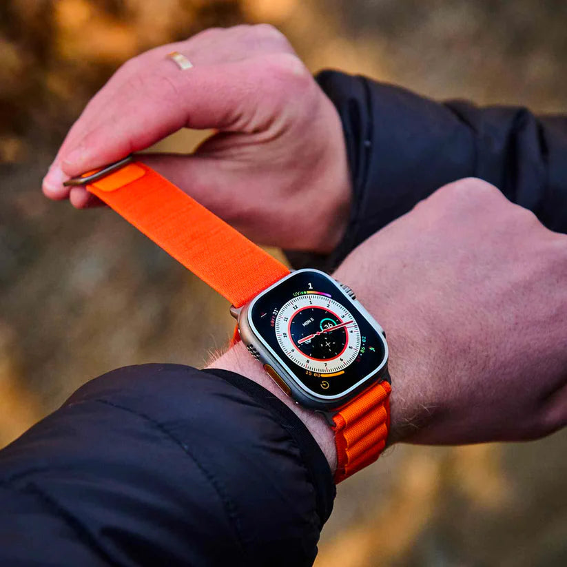 Evo Watch Ultra 2 [GPS +Cellular 49 mm] Smart Watch, Sports Watch with Premium Band Fitness Tracker, Precision GPS, Action Button, Bright Retina Display Bluetooth Calling with ON/OFF Logo