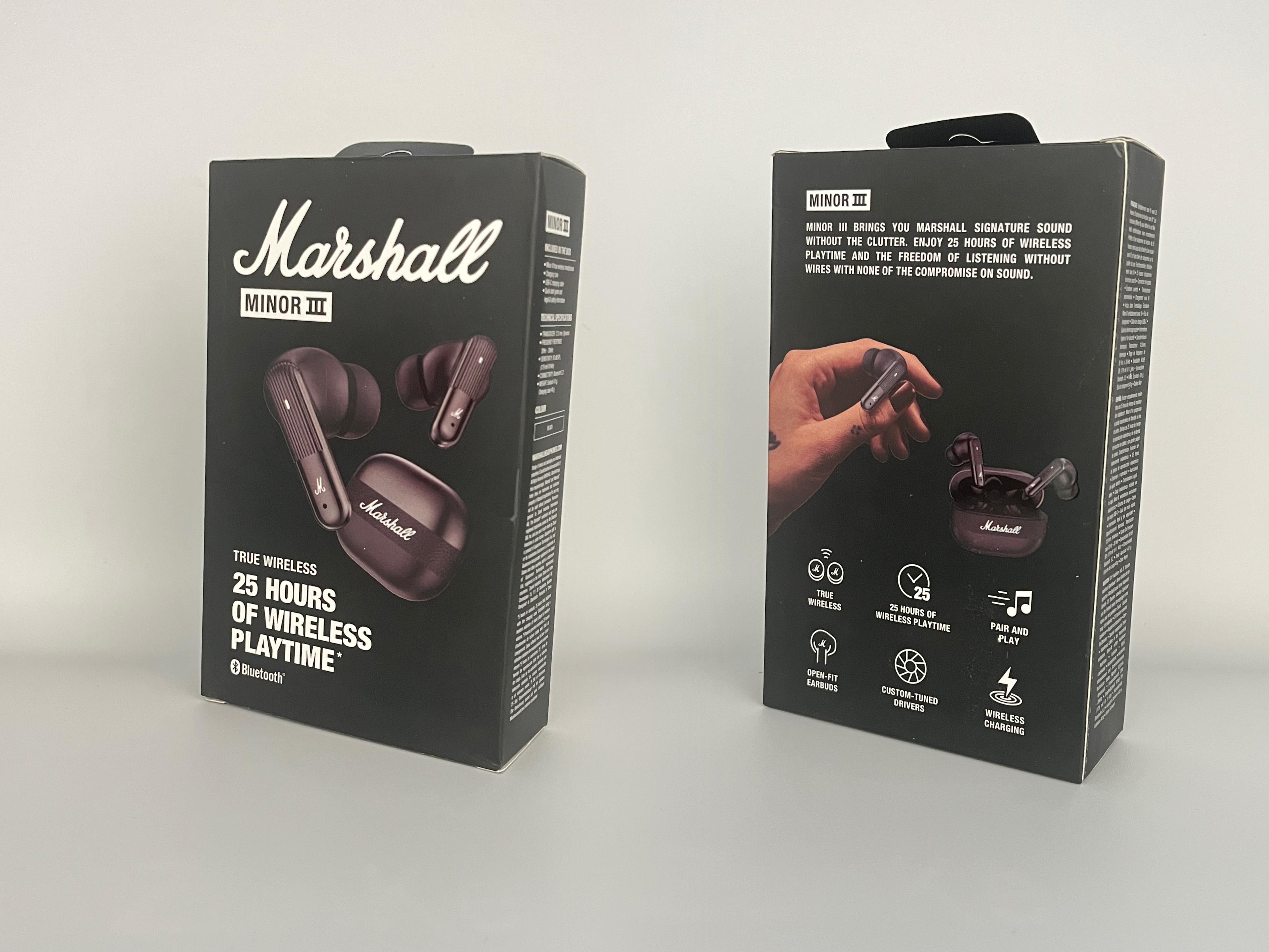 Evo Marshall Minor III Bluetooth Truly Wireless in-Ear Earbuds with Mic