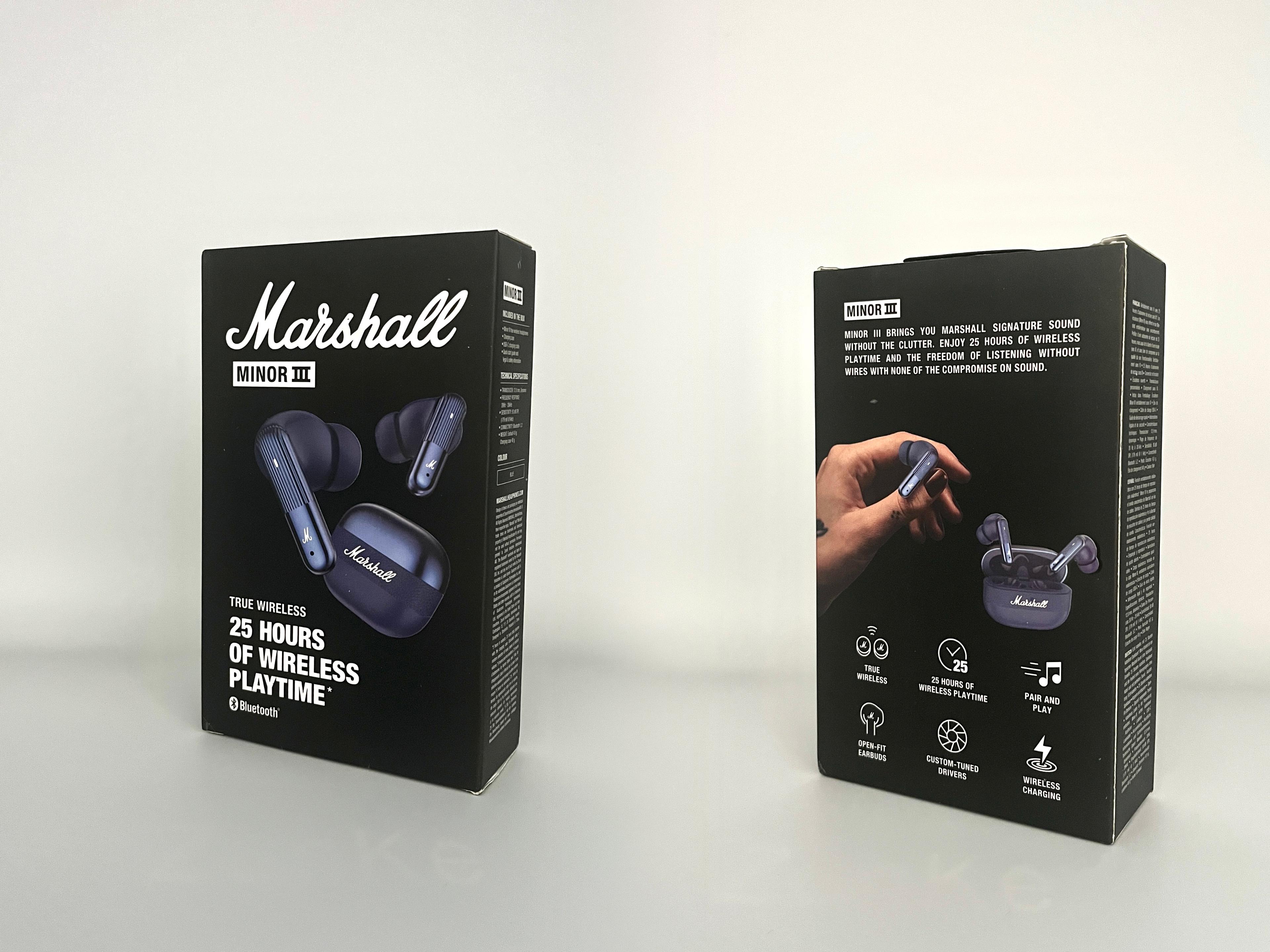 Evo Marshall Minor III Bluetooth Truly Wireless in-Ear Earbuds with Mic