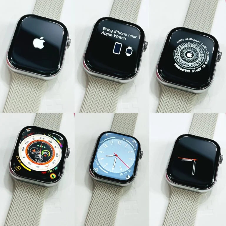 Evo Watch 9 Series+ Dual Straps [GPS + Cellular 45 mm] 100% Hassle-Free Warranty with ON/OFF Logo