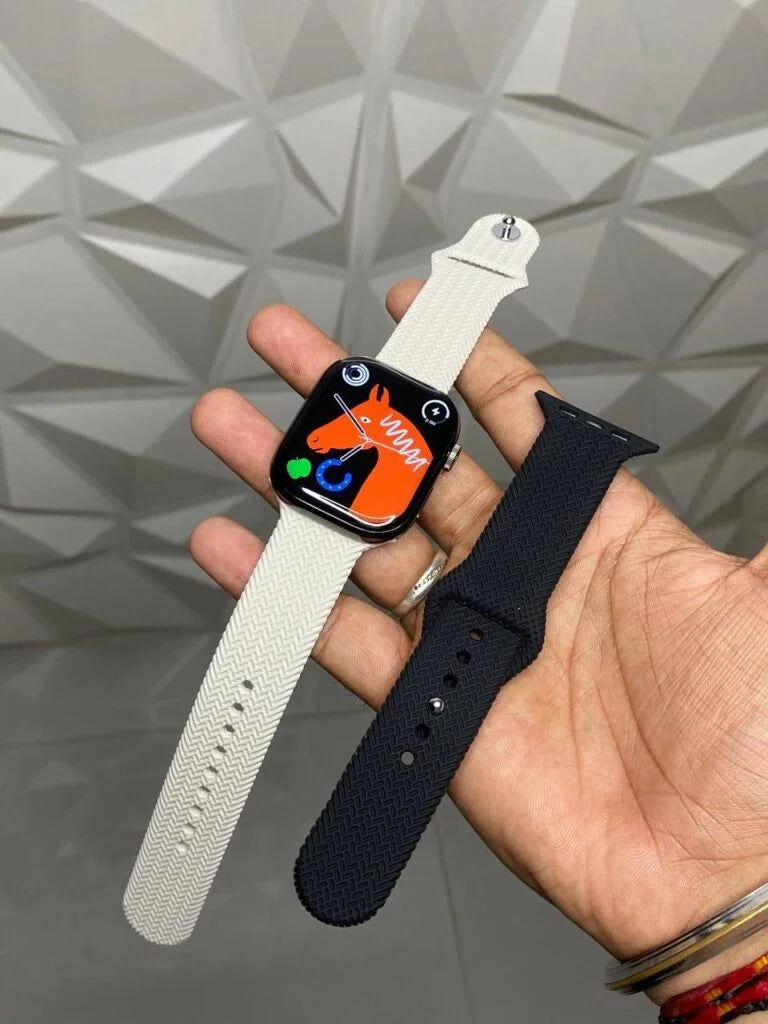 Evo Watch 9 Series+ Dual Straps [GPS + Cellular 45 mm] 100% Hassle-Free Warranty with ON/OFF Logo
