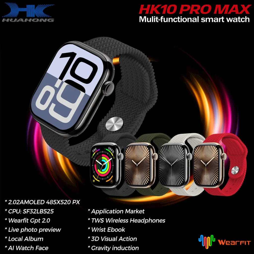 Evo HK10 pro max watch | SUPER AMOLED Display