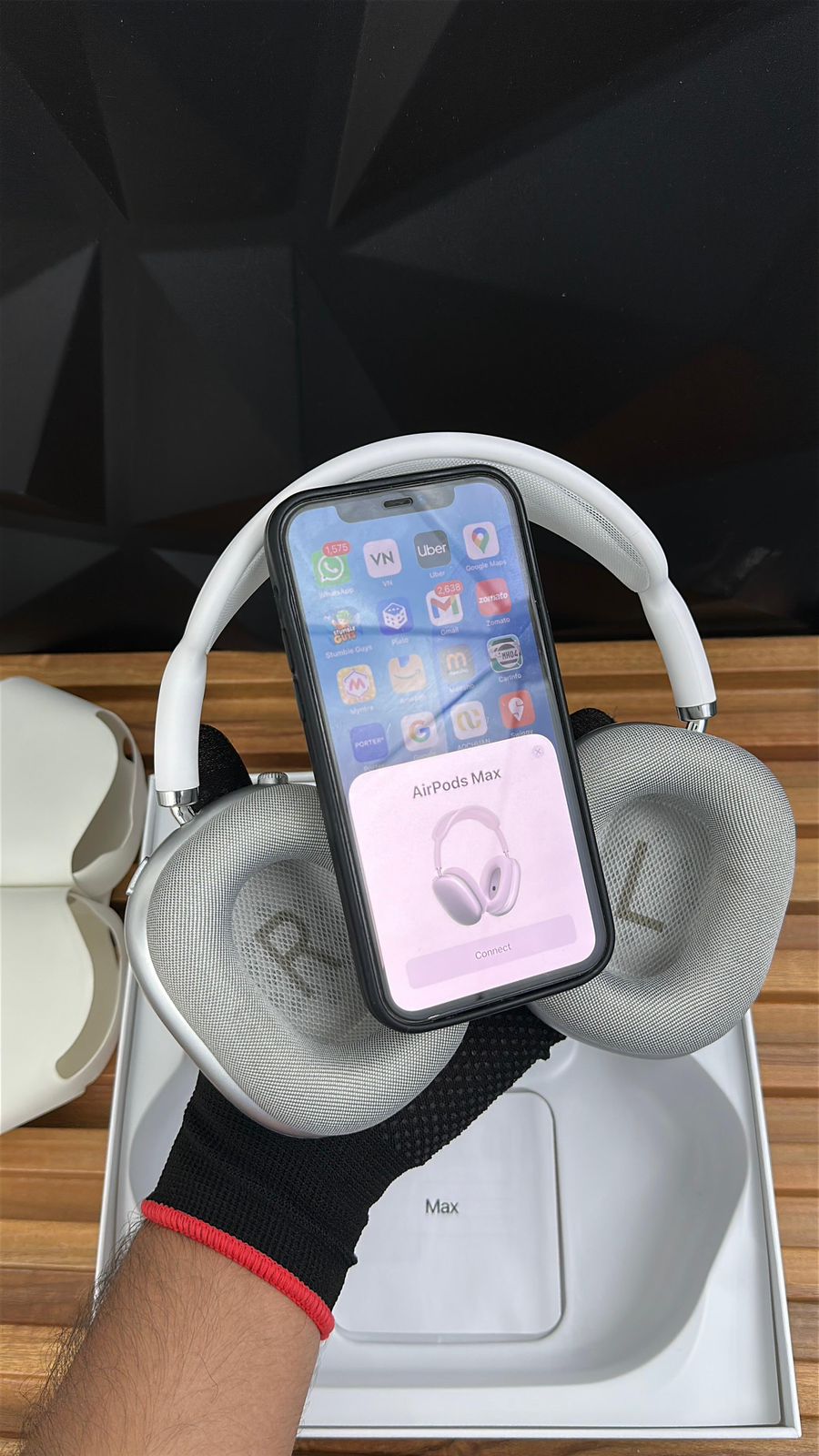 Evopods Max - ANC Wireless Over-Ear Headphones, Transparency Mode, Personalized Spatial Audio, Dolby Atmos 24H Battery & Deep Bass