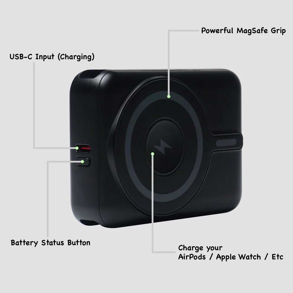 Evo Energybot 10,000mAh Wireless Power Bank with MagSafe with 12 Months Warranty