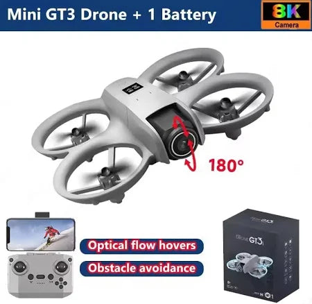GT3 4K Dual Camera Drone With Obstacle Avoidance