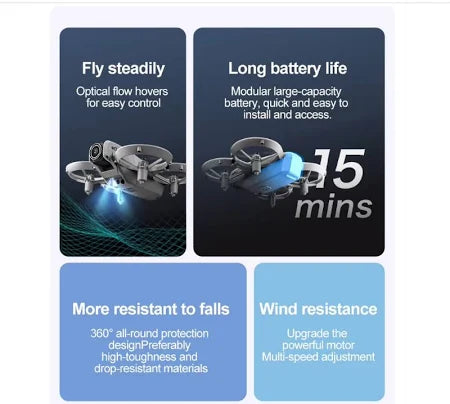 GT3 4K Dual Camera Drone With Obstacle Avoidance