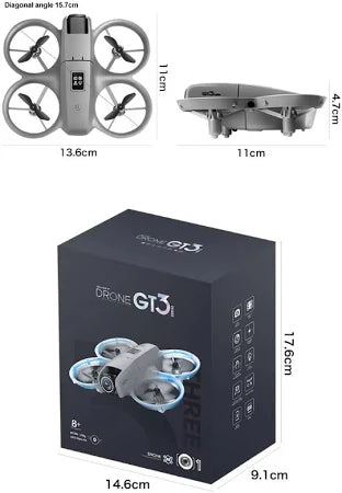 GT3 4K Dual Camera Drone With Obstacle Avoidance