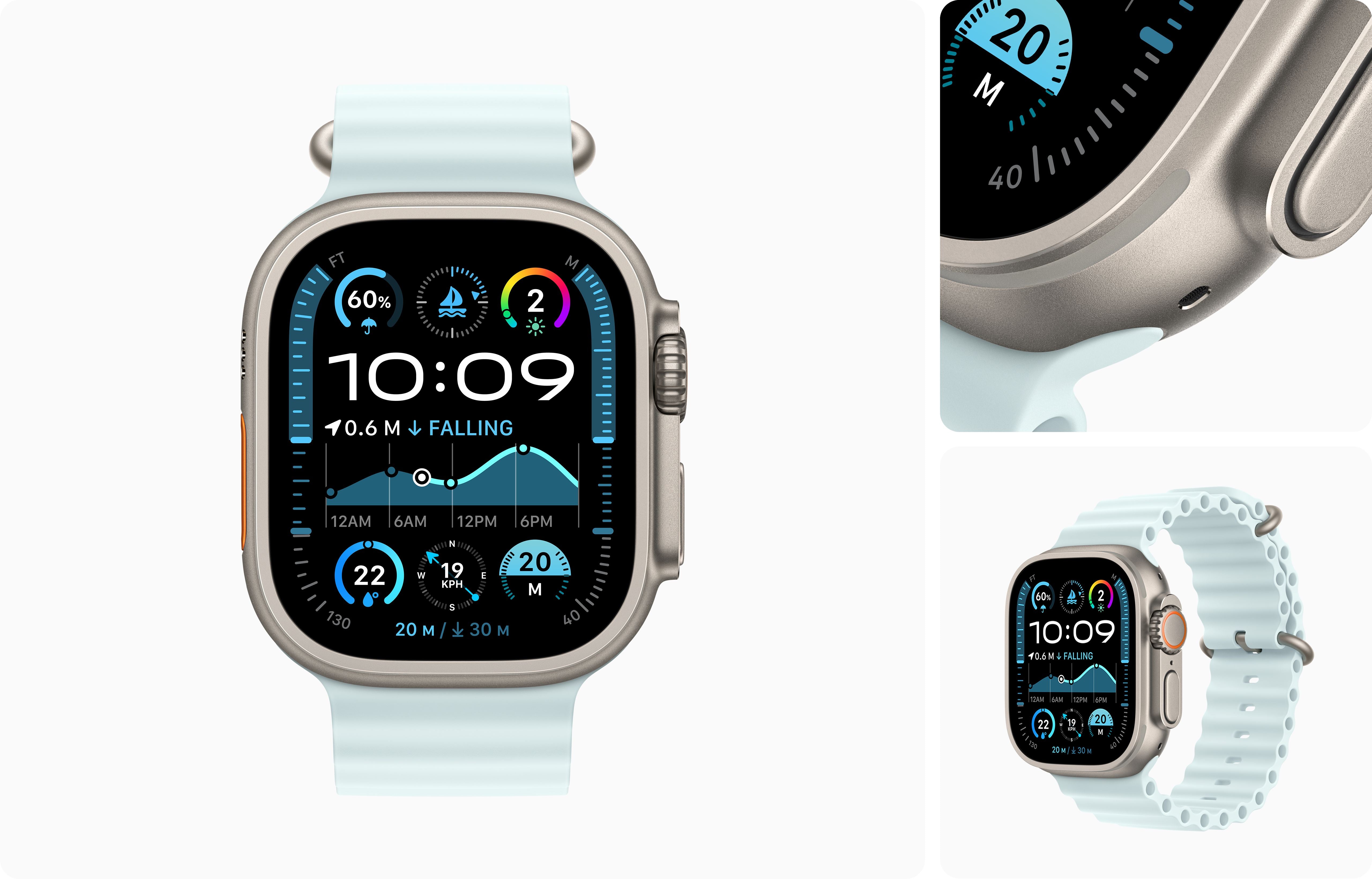 Evo Watch Ultra 2 [GPS +Cellular 49 mm] Smart Watch, Sports Watch with Premium Band Fitness Tracker, Precision GPS, Action Button, Bright Retina Display Bluetooth Calling with ON/OFF Logo